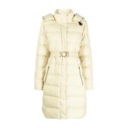 Down Coats Pinko , Beige , Dames