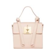 Béatrice beige/roze leren tas Ines De La Fressange Paris , Pink , Dame...