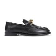 Zwarte Loafer Schoenen Elegante Stijl Bottega Veneta , Black , Dames