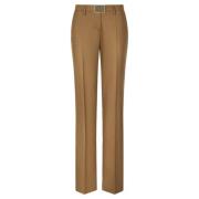 Casual Slim Fit Broek Dolce & Gabbana , Brown , Dames