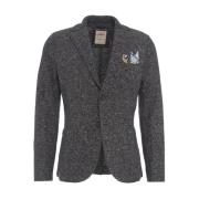 Blauwe Blazer Aw24 Bob , Blue , Heren