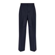 Geplooide broek Ami Paris , Blue , Heren