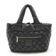 Pre-owned Nylon chanel-bags Chanel Vintage , Black , Dames