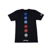 Multicolor Horse Shoe T-shirt Chrome Hearts , Black , Heren