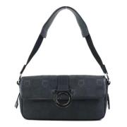 Pre-owned Canvas shoulder-bags Salvatore Ferragamo Pre-owned , Black ,...