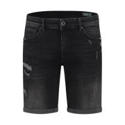 Donkergrijze Steve Stijlvolle Jas Pure Path , Black , Heren