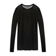 T-shirt Level LS T Rick Owens , Black , Heren