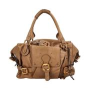 Pre-owned Leather totes Chloé Pre-owned , Brown , Dames