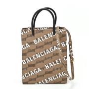 Pre-owned Leather balenciaga-bags Balenciaga Vintage , Beige , Dames