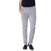 Slim Fit Chino Broek met Lint Mason's , Beige , Heren