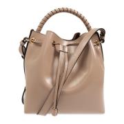 Schoudertas Marcie type bucket Chloé , Beige , Dames