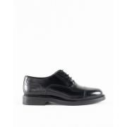 Platte leren schoenen met zichtbare stiksels Corsinelabedoli , Black ,...