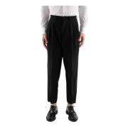 Elegant Suit Trousers Pantalone Corsinelabedoli , Black , Heren