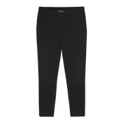 Rechte Broek met Splitten aan de Zoom Fiorella Rubino , Black , Dames