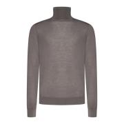 Klassieke Sweaters in Wit/Blauw Piacenza 1733 , Gray , Heren