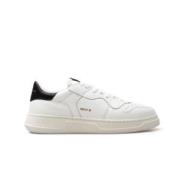 Klassieke witte leren sneakers RUN OF , White , Dames