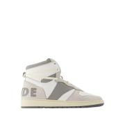 Leren Hi-Top Sneakers Rhude , White , Heren