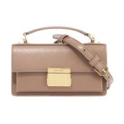 Mini Venice Leren Handtas Golden Goose , Beige , Dames