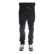 Zwarte Straight Fit Jeans John Richmond , Black , Heren