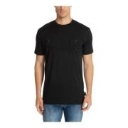 Logo Swarovski Plain Tattoo T-shirt Philipp Plein , Black , Heren