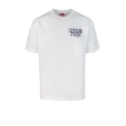 Constellatie Geborduurd T-shirt en Polo Kenzo , White , Heren