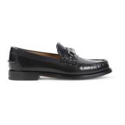 Zwarte Mocassin Schoenen Gucci , Black , Heren