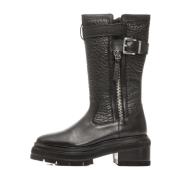 Stijlvolle Dames Lange Laarzen Bronx , Black , Dames