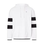 College-geïnspireerde Oversized Hoodie Wit Tommy Jeans , White , Heren