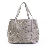 Pre-owned Fabric shoulder-bags Jimmy Choo Pre-owned , Gray , Dames