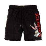 Looney Tunes Heren Kostuum Iceberg , Black , Heren