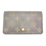 Pre-owned Canvas wallets Louis Vuitton Vintage , Brown , Dames