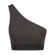 Sportieve Zwarte Top Calvin Klein , Black , Dames