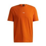 Korte Mouw T-shirt 50473278 Boss Orange , Orange , Heren