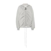 Grijze Jersey Hoodie Trui The Attico , Gray , Dames