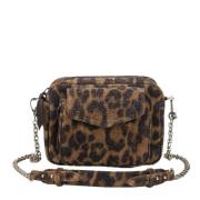 Python Crossbody Tas Claris Virot , Brown , Dames