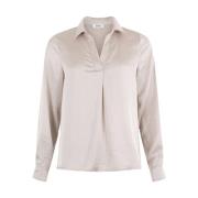 Lange Mouw Blouse Anna Van Toor , Beige , Dames