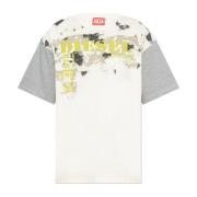 T-shirt T-Boxt-Q4 Diesel , Beige , Heren