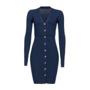 Blauwe Jurk Collectie Pinko , Blue , Dames