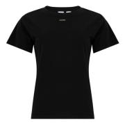 Stijlvolle Zwarte T-shirts en Polos Pinko , Black , Dames