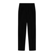 Wollen broek met een vouw Kenzo , Black , Heren