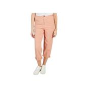 Nude Katoen Linnen Straight Leg Broek Bellerose , Orange , Dames