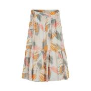 Maxi Skirts Closed , Multicolor , Dames