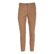 Milano Chino Broek met Zakken Vicario Cinque , Brown , Dames