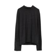 Artiest Polo Zwart Crew Neck Pullover Our Legacy , Black , Heren