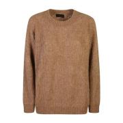 Bruine Sweaters voor Mannen Roberto Collina , Brown , Dames