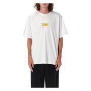 Wit Grafisch Print T-Shirt MM6 Maison Margiela , White , Heren