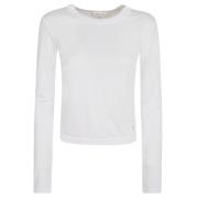 Witte Modal Blend Topwear Anine Bing , White , Dames