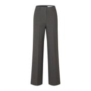 Rita Mid Waist Wide Pant Selected Femme , Gray , Dames