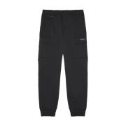 Zwarte Cargo Broek Extra Slim Fit Duvetica , Black , Heren