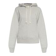 Hoodie met logo Saint Laurent , Gray , Dames